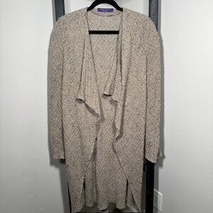 Ralph Lauren Purple Label Made in Italy Cardigan – Luxurious Open Front Sweater